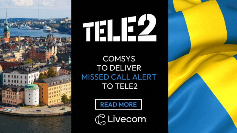 Comsys to deliver Missed Call Alert to Tele2