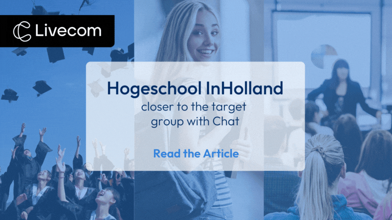 Hogeschool InHolland, closer to the target group with Chat